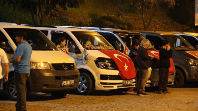 İstanbul’da Barış Pınarı Harekatı’na destek konvoyu