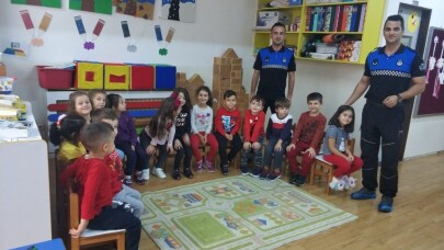Minikler zabıta mesleğini yakından tanıdı