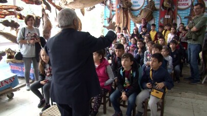 Öğrencilerden deniz canlıları müzesine büyük ilgi