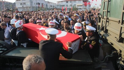 Piyade Teğmen Kamuran Ablak, Kocaeli’den son yolculuğuna uğurlandı