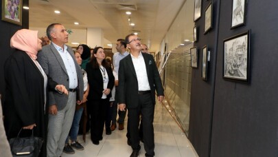 “Simurg Velileri Sanat Sergisi” açıldı