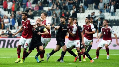 UEFA Avrupa Ligi: Beşiktaş: 0 - Braga: 1 (İlk yarı)