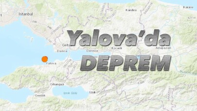Yalova'da 3. deprem: 3.4
