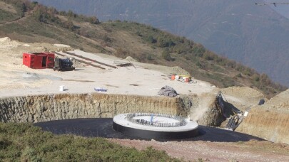 6 adet Rüzgar Enerji Santralleri çalışmaları devam ediyor