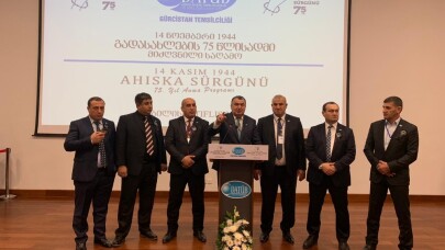 Ahıska Türklerinin sürgün edilişinin 75. yılı Gürcistan’da anıldı