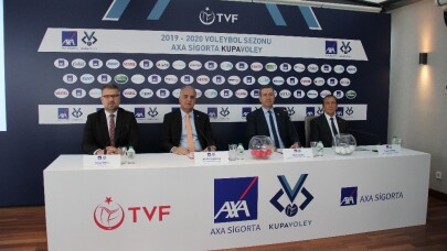 AXA Sigorta Kupa Voley kadınlar kategorisinde 1. etap eşleşmeleri belli oldu