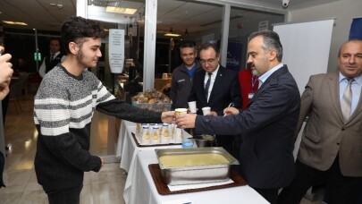 Başkan Aktaş’la ders arası çorba molası