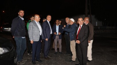 Başkan Işıksu saha çalışmalarını sürdürüyor
