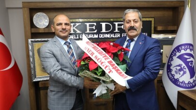 Başkan Söğüt Erzurumlular Federasyonunu ziyaret etti