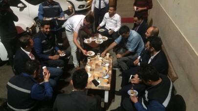 Enerjinin kahramanlarına sahada ziyaret