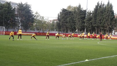 Galatasaray, Real Madrid maçının hazırlıklarını sürdürdü