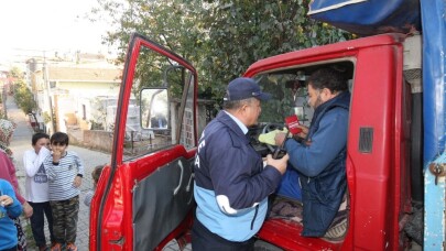 Gebze Zabıtasından gürültülü satışa izin yok