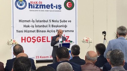 Hizmet-İş İstanbul 5 Numaralı Şubesi hizmete açıldı