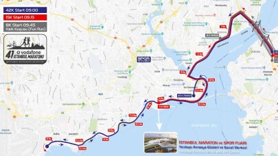 Bu yollar 3 Kasım Pazar günü saat 03.00 ile 15.00 arasında trafiğe kapalı olacak
