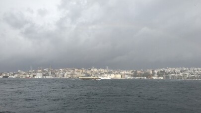 İstanbul’da gökkuşağı sürprizi