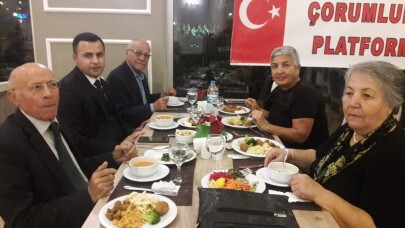 Körfez Çorumlular Platformu 89’ncu kez bir araya geldi