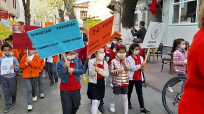 Lösemili çocuklar için yürüdüler