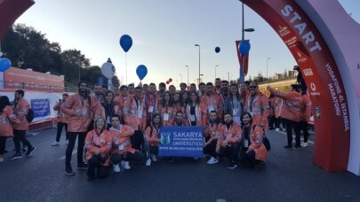 SUBÜ öğrencileri İstanbul Maratonuna katıldı