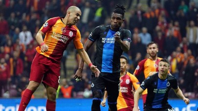 UEFA Şampiyonlar Ligi: Galatasaray: 1 - Club Brugge: 0 (İlk yarı)