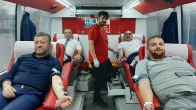 Ulaşımpark çalışanları kan bağışında bulundu