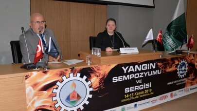 Yangın sempozyumunu down sendromlu Ceren yönetti