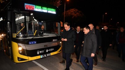 76 SM Sahil, Kavaklı, Güzelyurt metrobüs hattı hizmete açıldı