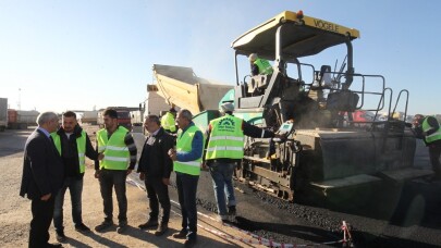 Başkan Büyükgöz çalışmaları yerinde inceledi