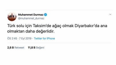 Muhammet Durmaz’ın o paylaşımı 11 bin beğeni aldı