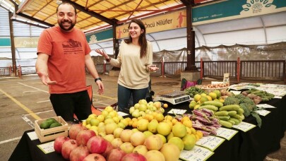 Organik pazar müşterilerini bekliyor