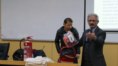 SAÜ’de AFAD tarafından engellilere yönelik afer bilinci anlatıldı