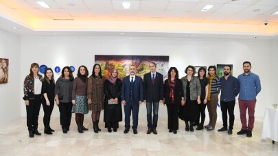 SAÜ’de ‘Resim Bölümü Öğretim Elemanları’ sergisi açıldı