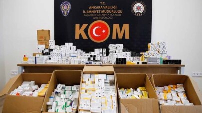 Ankara'da Terör Örgütlerine Gönderilecek 72 Bin İlaç Ele Geçirildi