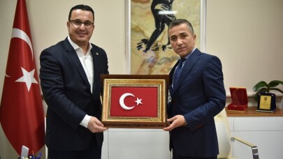 Başkan Kanar’dan Emniyet Müdürü Mithat Öztaş’a ziyaret