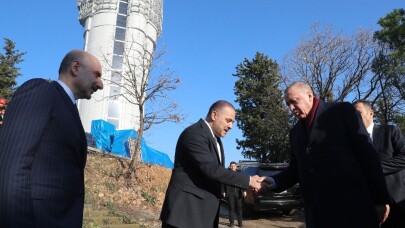 Cumhurbaşkanı Erdoğan Çamlıca Kulesi’nde incelemelerde bulundu