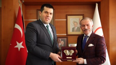 Kuzey Makedonya Devlet Bakanı’ndan Başkan Aydıner’e ziyaret