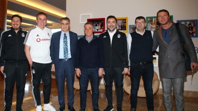 Şenol Güneş’ten Beşiktaş’a ziyaret