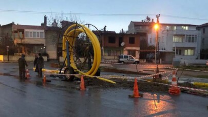 Burhaniye Doğalgaza Kavuştu