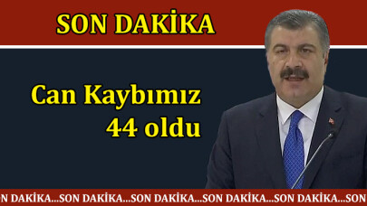 Can kaybı 44 oldu