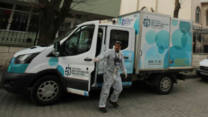 Kocaeli'nde camiler dezenfekte ediliyor