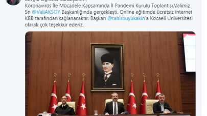 Online eğitimde ücretsiz internet Kocaeli Büyükşehir’den
