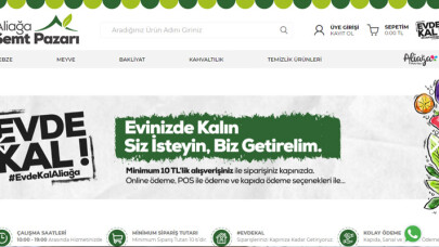 Aliağa Belediyesi online semt pazarı açtı