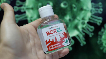 Yerli ve milli bor katkılı el dezenfektanı BOREL haftaya raflarda