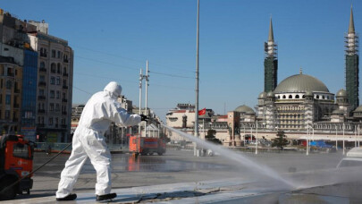 130 bin metrekarelik alan virüsten arındırıldı