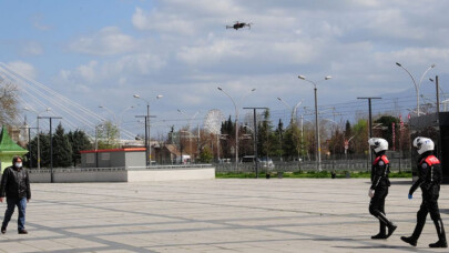 Drone ile kontrollere başlandı
