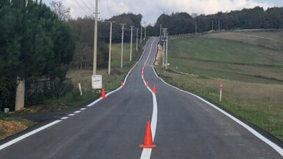 Kocaeli'nde yollar çevreci boyalar ile boyanıyor