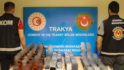 Kapıkule'de on binlerce kaçak ticari eşya ele geçirildi