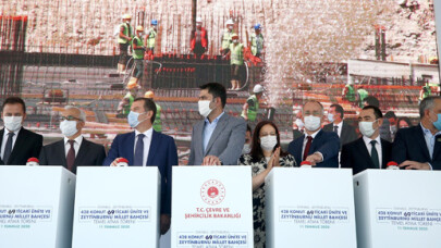 Zeytinburnu'nda 428 konut'un temeli atıldı