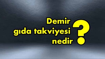 Demir gıda takviyesi