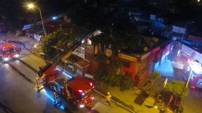 Kartal'da işyeri yangını