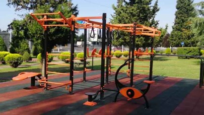 Yahya Kaptan’da workout spor istasyonu  kuruldu